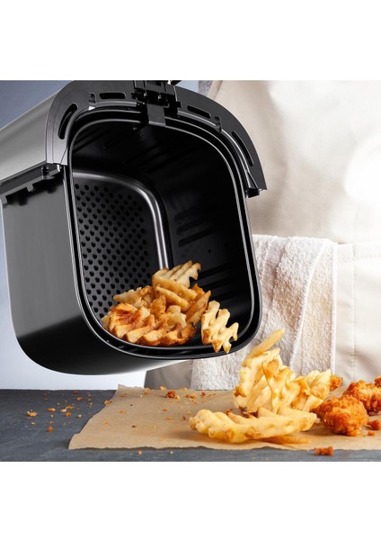 Tek Hazneli Dokunmatik Air Fryer 5.5l 1700W Gri