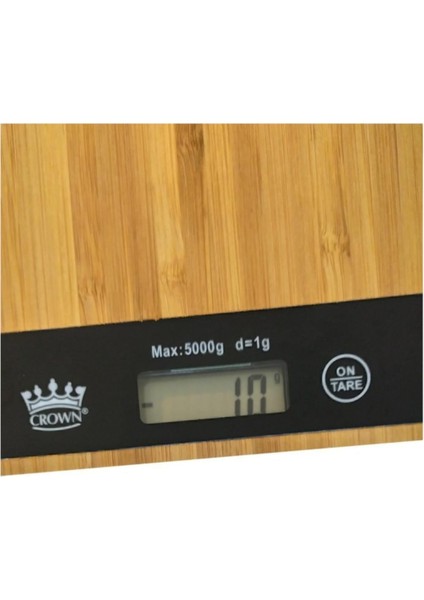 Hassas Mutfak Terazisi 5kg Ahşap Desenli, 1g Hassasiyetli, Bambu Tasarım fiyatları