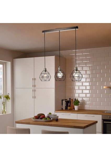 Sarkıt Lamba Abajur Başlığı, Siyah, 20 cm fiyatları