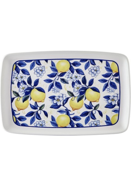 Çok Renkli Dikdörtgen Servis 34X25 Cm, Şık ve Kullanışlı Ev ve Davet Malzemesi