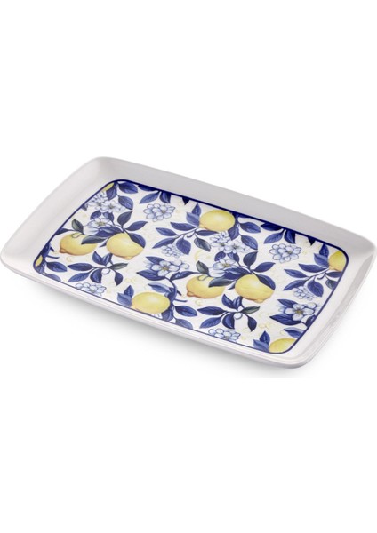Çok Renkli Dikdörtgen Servis 34X25 Cm, Şık ve Kullanışlı Ev ve Davet Malzemesi fiyatları