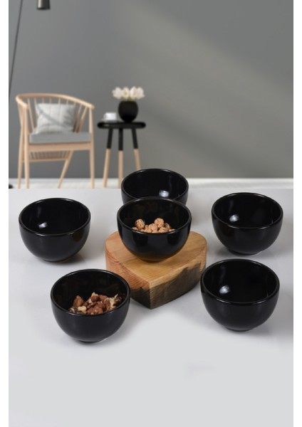 Siyah Bulut Mini Çerezlik ve Sosluk, 8 Cm, 6'lı Paket Güzel Sunumlar Için fiyatları