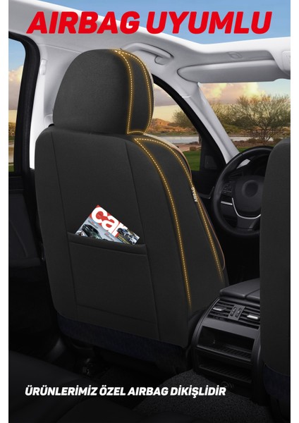 City Serisi Kıa Picanto 2004-2011 ile Uyumlu Koltuk Kılıfı, Kahverengi indirimleri