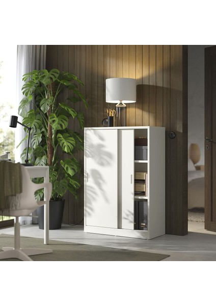 Sürgü Kapaklı Dolap, Kırık Beyaz, 81X37X116 cm modelleri