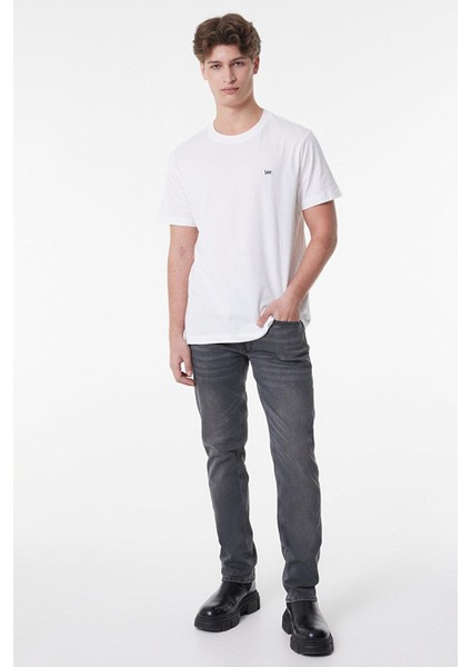 Regular Fit Normal Kesim Sıfır Yaka %100 Pamuk Logolu Tişört