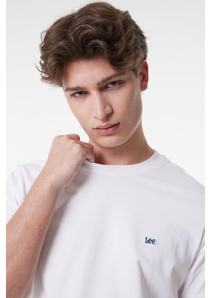 Regular Fit Normal Kesim Sıfır Yaka %100 Pamuk Logolu Tişört