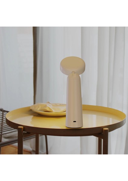 Şarj Edilebilir Dokunmatik Masa Lambası - Estetik, Üç Renkli Kademesiz Karartma, Ev Dekoru Için Basit Tasarım, Başucu Gece Lambası (Yurt Dışından) fiyatları