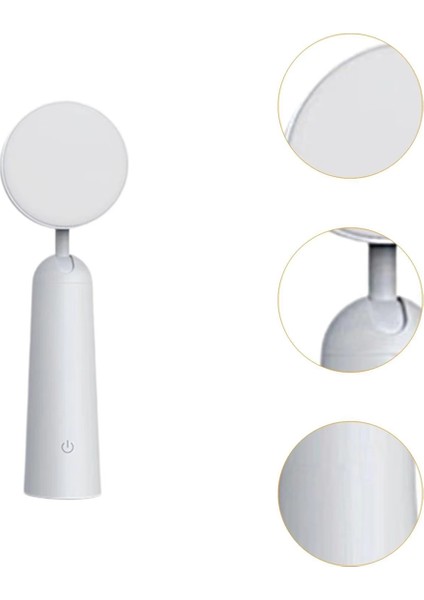 Şarj Edilebilir Dokunmatik Masa Lambası - Estetik, Üç Renkli Kademesiz Karartma, Ev Dekoru Için Basit Tasarım, Başucu Gece Lambası (Yurt Dışından) indirimleri