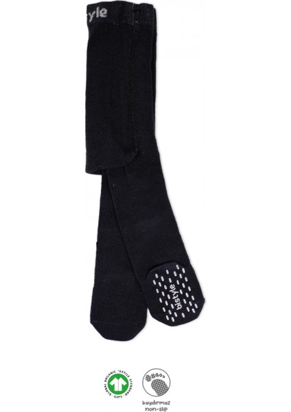 Bistyle Penye Kaymaz Külotlu Çorap 50109 Siyah