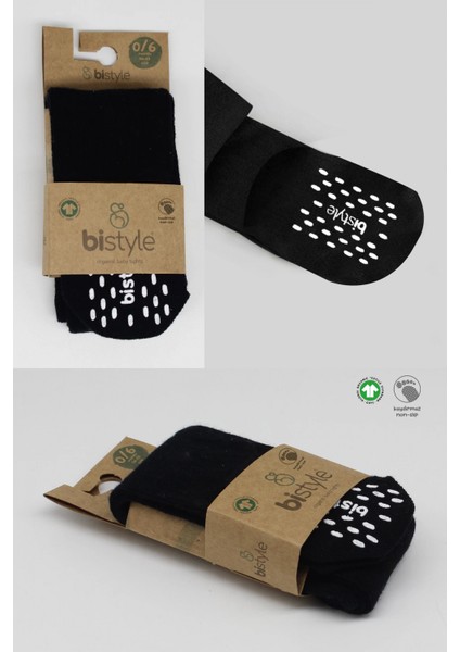 Bistyle Penye Kaymaz Külotlu Çorap 50109 Siyah