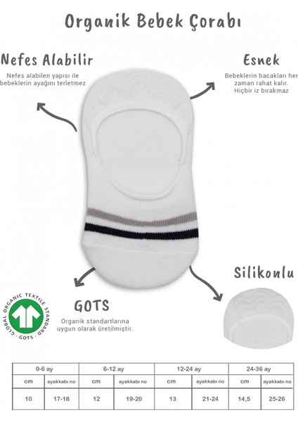 Bistyle 2'li Penye Babet Silikon Çemberli Çorap 30102 Gri Beyaz fiyatları