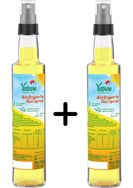 2x Sprey Ayçiçek Yağı 250 ml – Airfryer’a Özel fiyatları