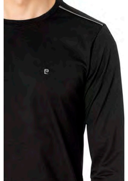 6100 Erkek Siyah Uzun Kollu Bisiklet Yaka Pijama Takımı fiyatları