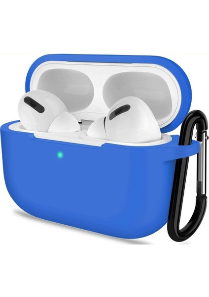Apple Airpods Pro 3 Kılıf Silikon Mavi