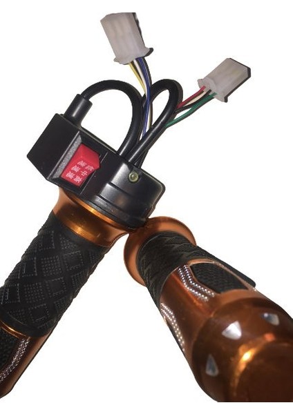 E-Bike Gaz Kolu 875 Komple 3 Vites Aliminyum Elcikli Sarı fiyatları