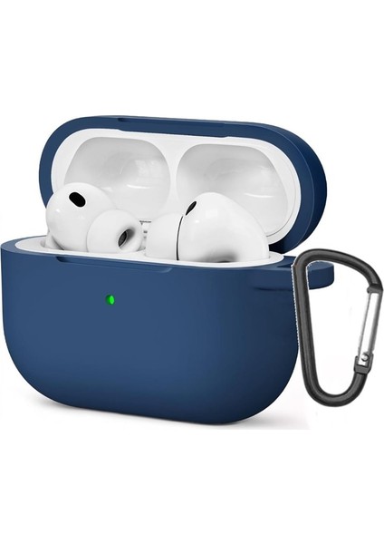 Apple Airpods Pro 3 Kılıf Silikon Lacivert