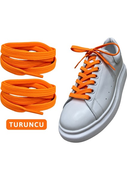 120 cm Yassı Spor Ayakkabı Bağcığı, Sneakers Bağcık, Yassı Ayakkabı Bağcığı 1 Çift