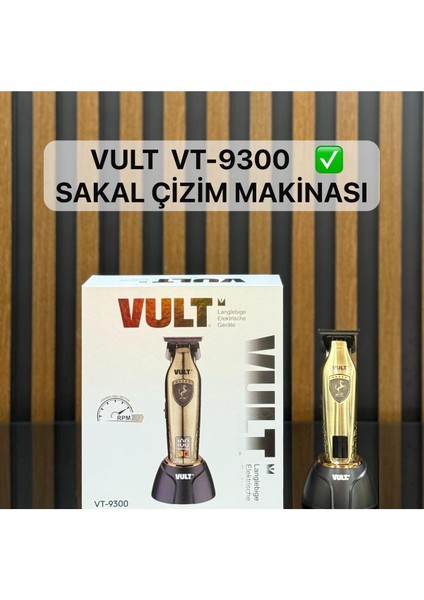 Dijital Göstergeli, Kademeli Profesyonel Sakal ve Ense Traş Makinesi, Sarı Renkli