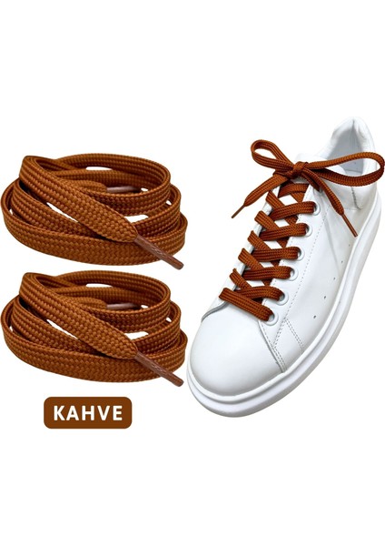 120 cm Yassı Spor Ayakkabı Bağcığı, Sneakers Bağcık, Yassı Ayakkabı Bağcığı 1 Çift