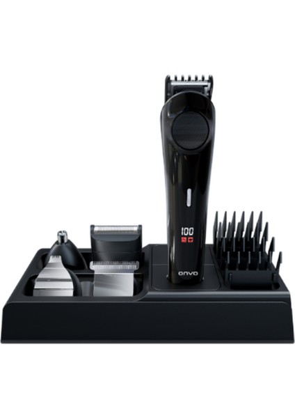 10'lu Erkek Bakım Seti, Saç ve Sakal Için Çok Fonksiyonlu Temizlik ve Bakım Seti