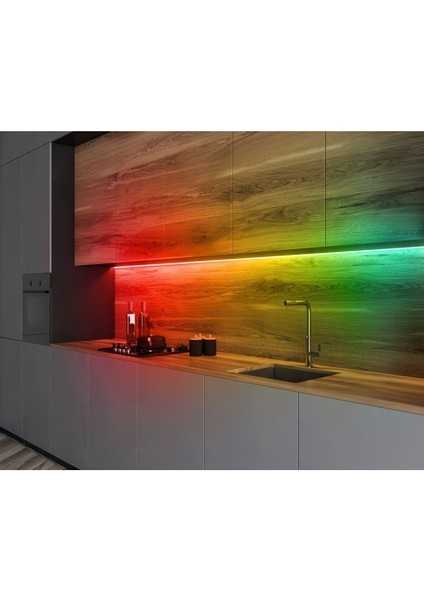 5 Metre Akıllı LED Şerit, Wi-Fi ve Bluetooth ile Kontrol, Ampul Hediyeli fiyatları