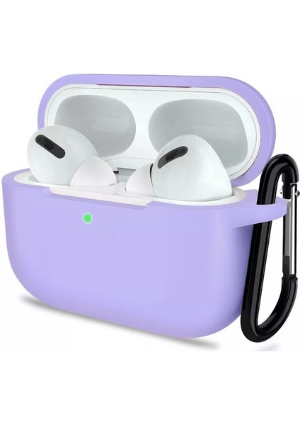 Apple Airpods Pro 3 Kılıf Silikon Lila