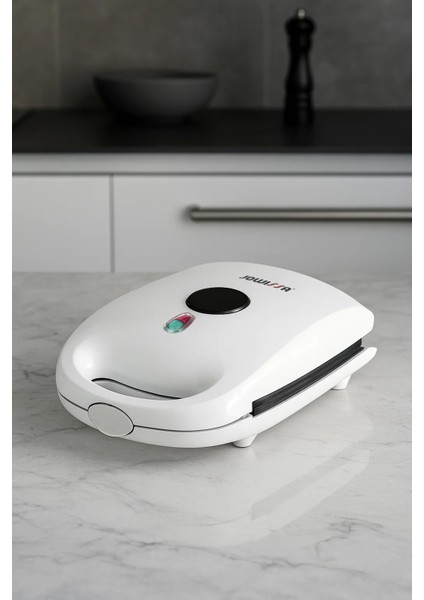 1000W Beyaz Tost Makinesi, Pratik ve Şık Tasarım