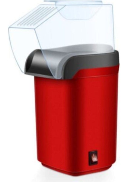 Kırmızı Renkli Yağsız Mısır Patlatma Makinesi, Pratik ve Sağlıklı Atıştırmalık Keyfi fiyatları