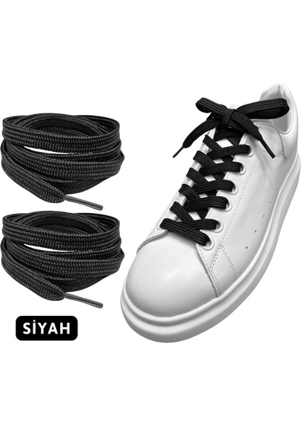 120 cm Yassı Spor Ayakkabı Bağcığı, Sneakers Bağcık, Yassı Ayakkabı Bağcığı 1 Çift