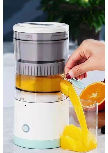 Kablosuz Portakal Sıkacağı, Taşınabilir, Şarjlı, Fonksiyonlu Meyve Sıkıcı