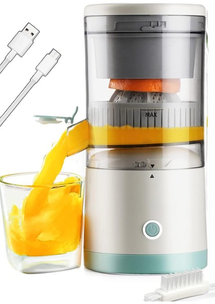 Kablosuz Portakal Sıkacağı, Taşınabilir, Şarjlı, Fonksiyonlu Meyve Sıkıcı fırsatları