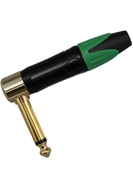 6.3 mm Mono L Tip Plastik Gövde Metal Uç Gitar Jack Fiş
