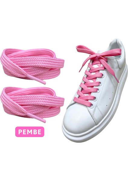 120 cm Yassı Spor Ayakkabı Bağcığı, Sneakers Bağcık, Yassı Ayakkabı Bağcığı 1 Çift
