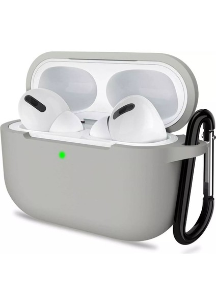 Apple Airpods Pro 3 Kılıf Silikon Gri