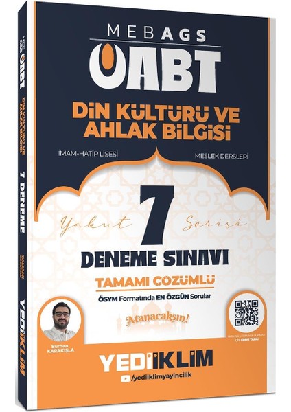 Yediiklim Meb Ags Öabt Din Kültürü ve Ahlak Bilgisi Tamamı Çözümlü 7 Deneme Sınavı
