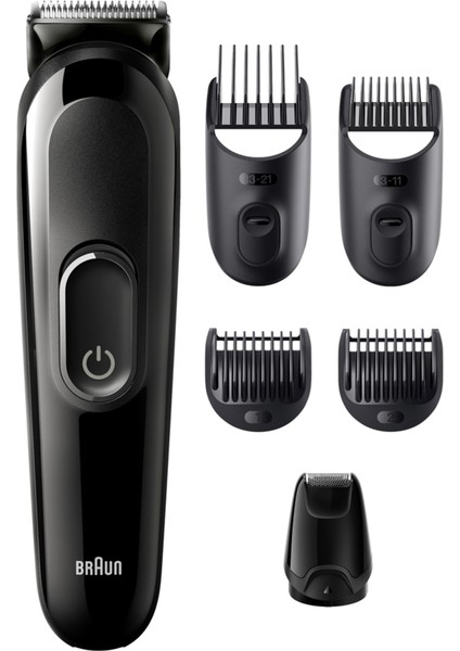 3’lü Çok Fonksiyonlu Saç, Sakal ve Tıraş Seti, Siyah fiyatları