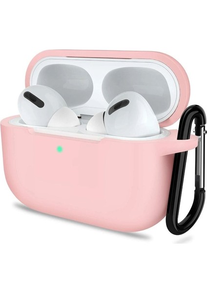 Apple Airpods Pro 3 Kılıf Silikon Pembe