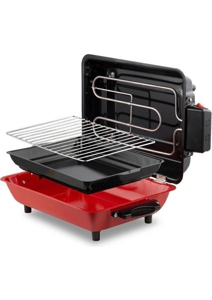 Büyük Boy Elektrikli Izgara 1100W Siyah, Lezzetli Barbekü Deneyimi fiyatları