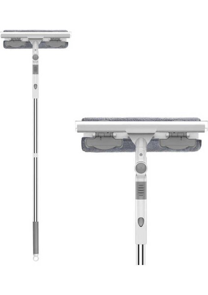 Çift Taraflı Uzayabilir Pencere Temizleme Silecek ve Mop Seti