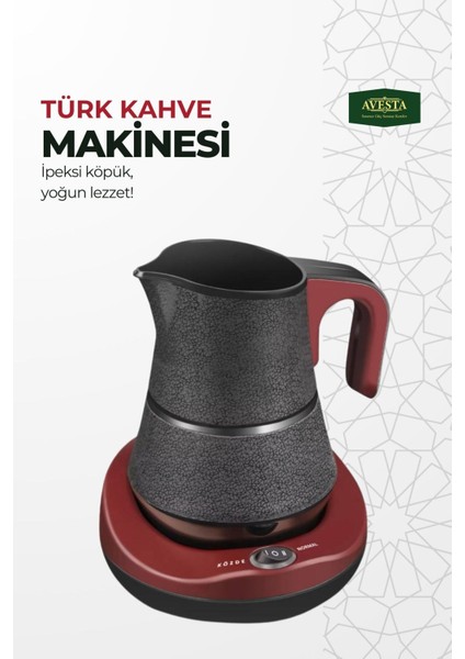 Beyaz Elektrikli Közde Kahve Makinesi, Lezzetli ve Pratik Kullanımlı Tarzınıza Uygun