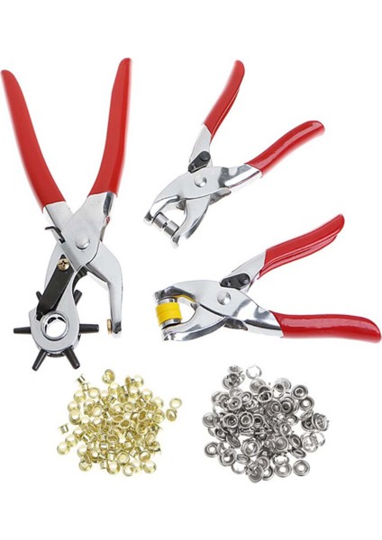 Kemer Perçin Kuş Gözü Çıt Çıt Delme ve Çakım Seti 3'lü fiyatları