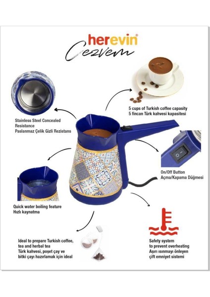 350 ml Elektrikli Cezve, Şık ve Pratik Kullanım, Siyah Renk fırsatları