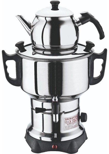 1,5 Litrelik Paslanmaz Çelik Elektrikli Semaver, Dayanıklı ve Şık Tasarım modelleri