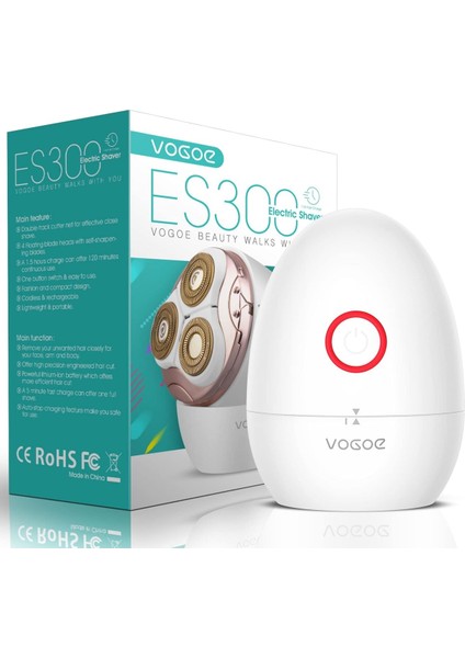 Su Geçirmez Kadın Tıraş Makinesi, Islak-Kuru, Yüz-Bikini-Bacak, Hızlı Şarjli