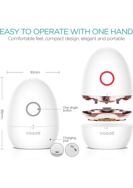 Su Geçirmez Kadın Tıraş Makinesi, Islak-Kuru, Yüz-Bikini-Bacak, Hızlı Şarjli modelleri