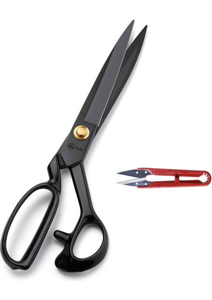 Profesyonel Modelist Kumaş Kesim Makası, 9 Numara, Siyah