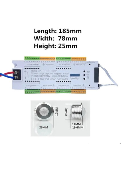 Sensörlü 32 Basamak Merdiven Aydınlatma, Güvenli ve Şık Ev ve Ofis Kullanımı fiyatları