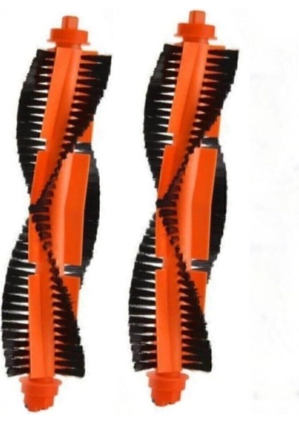 Turuncu Uyumlu Mi Robot Temizlik Fırçası Çiftli Pro