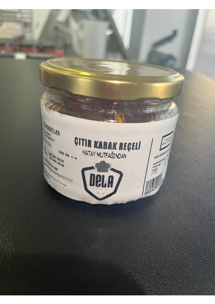 TAZE ÇITIR KABAK REÇELİ CAM KAVANOZ 300 GR × 18