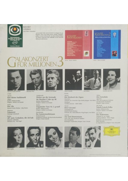 Various – Galakonzert Für Millionen 3 fiyatları